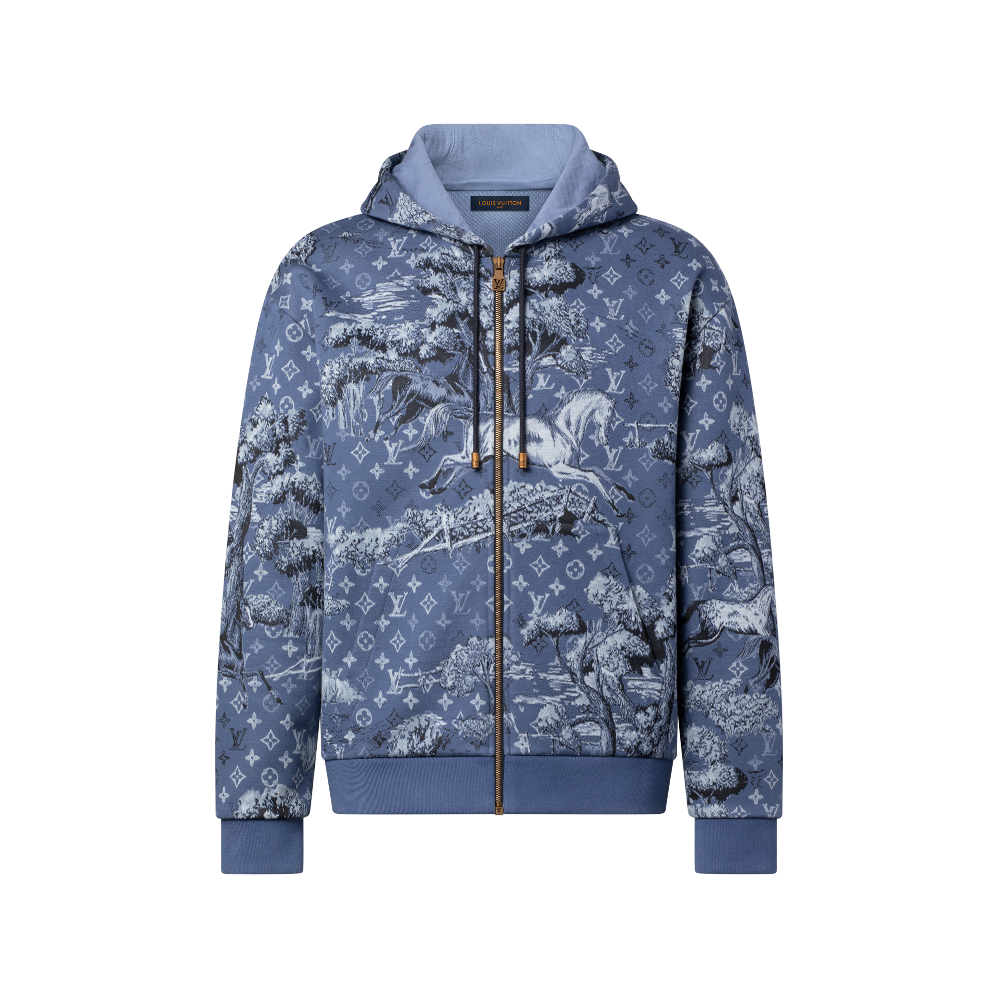 モノグラム ジャカード ジップフーディ ｜ルイ・ヴィトン 公式サイト